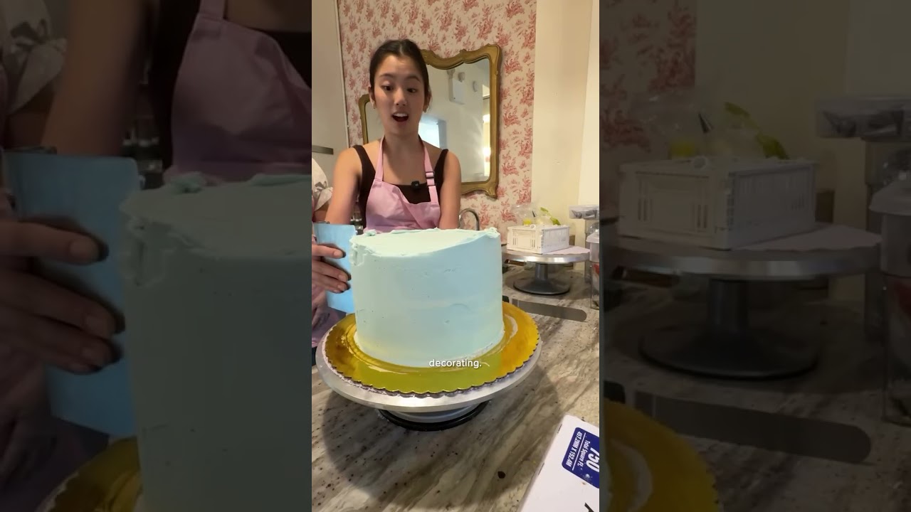 i tried decorating my own birthday cake #tsitp