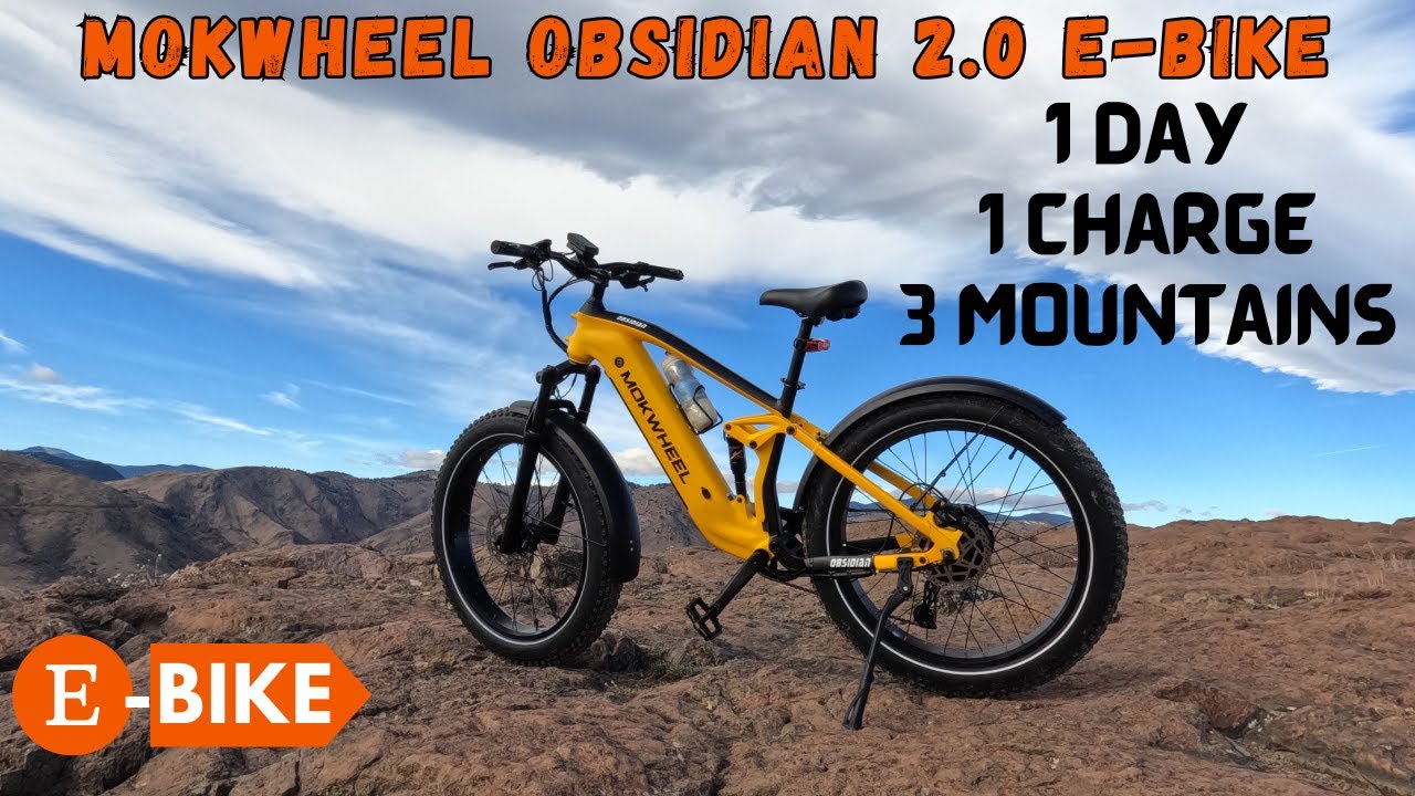 Электровелосипед Mokwheel Obsidian 2.0 для приключений: 1 день, 1 зарядка, 3 горы!