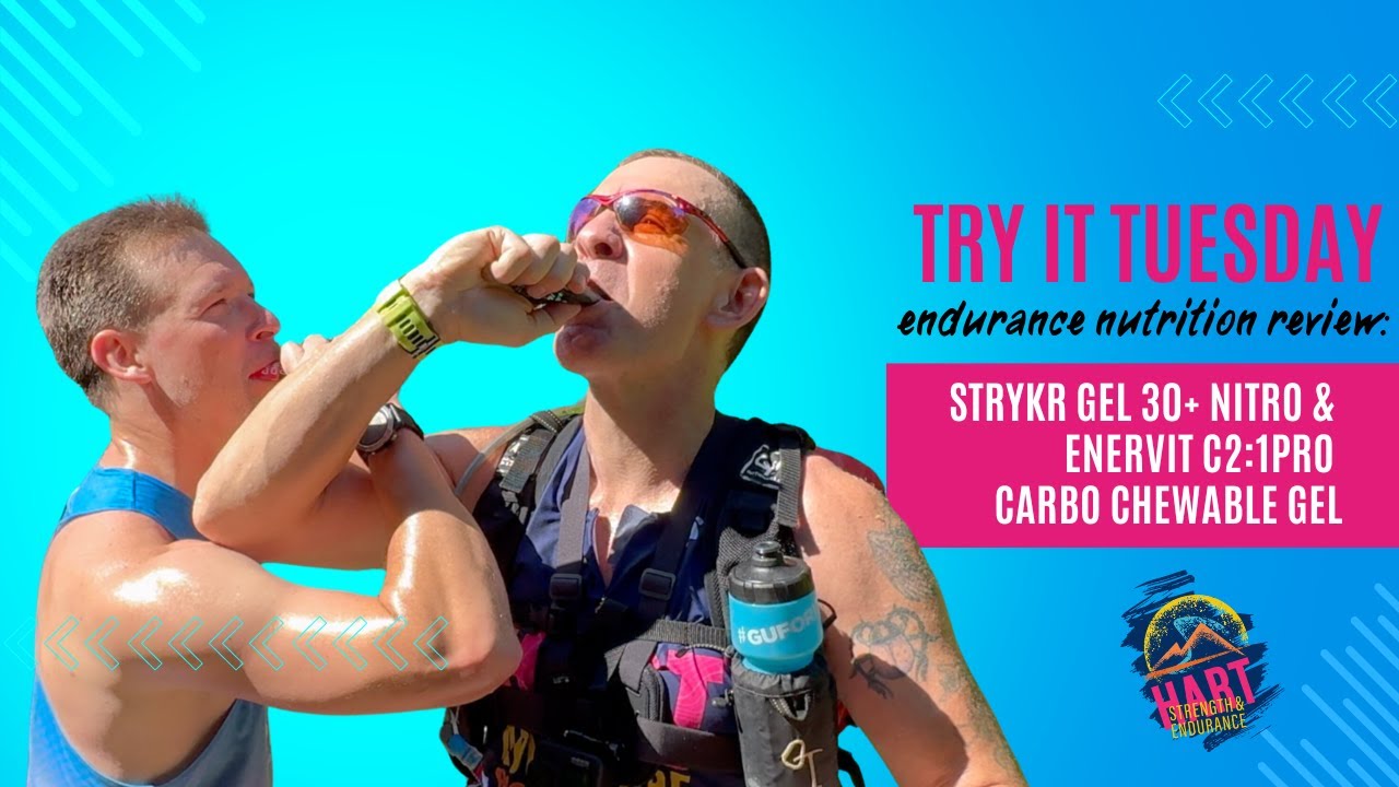 Try it Tuesday: Strykr Gel 30 Nitro+ & Enervit C2:1PRO Carbo Chewable Gel