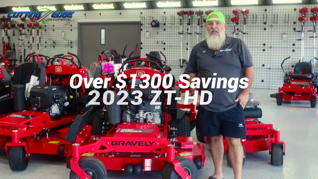 Gravely Left Over Inventory Deals at Cutting Edge Lawn Equipment