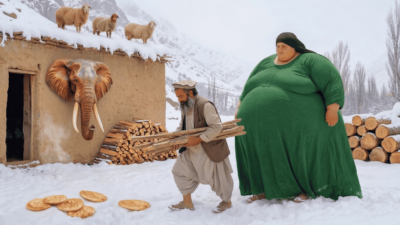 Life in a Frozen Afghan Highland Village | Traditional Recipes, Tandoor Bread | Life at Sub-Zero