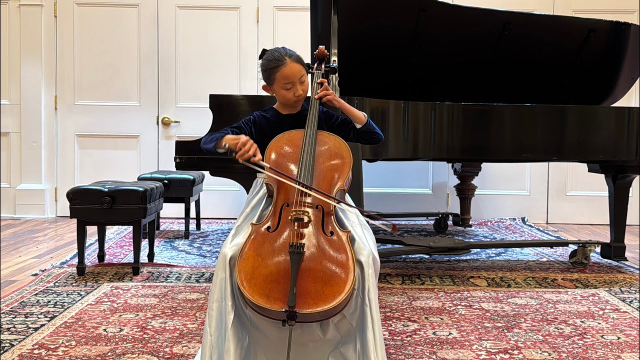 Emilia Kong 11yo - Bach Suite No.3 Prelude
