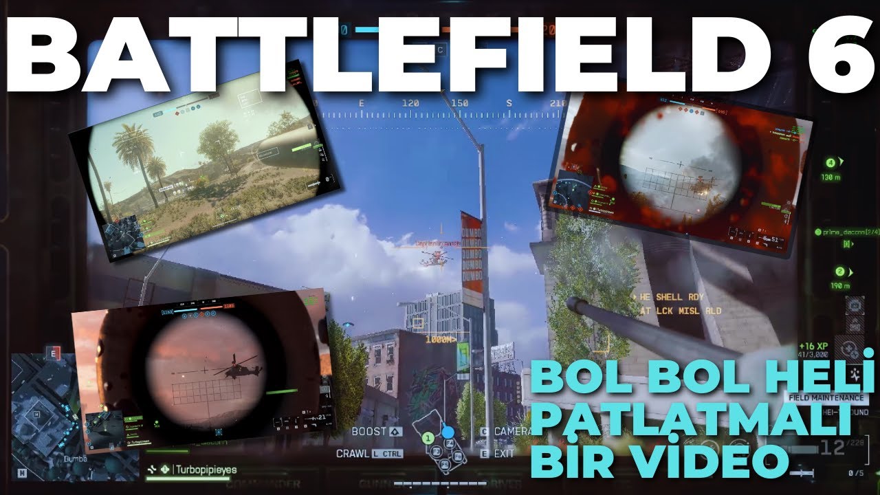 Bol bol Heli Patlatmalı Bir Videodur | Battlefield 6