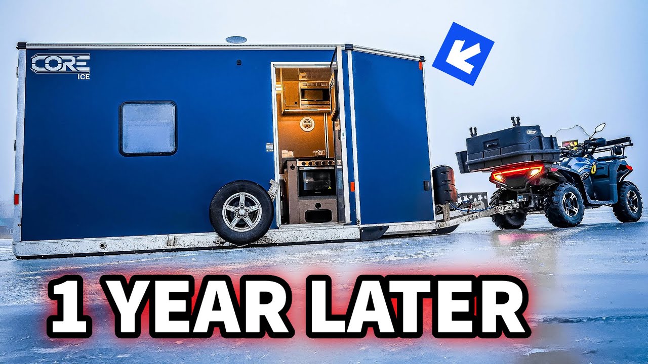 I Ice Fished 1 Year with a Core Ice House - Review