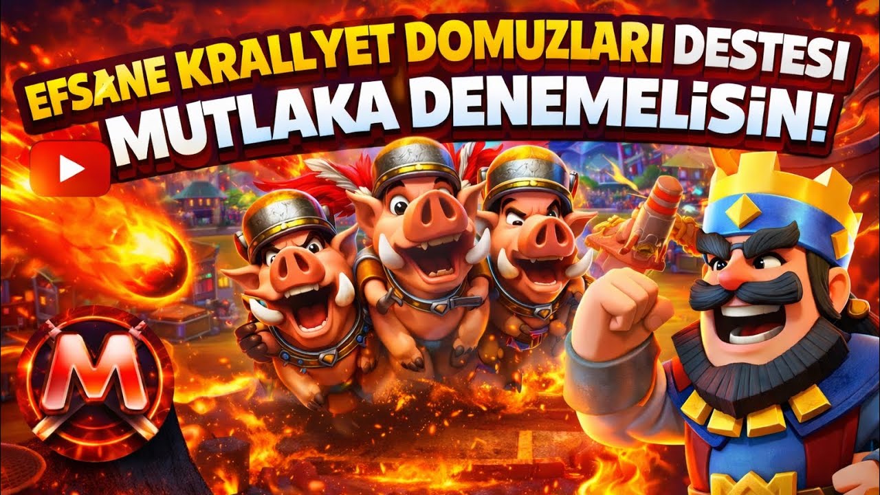 Efsane Kraliyet Domuzları Destesi🤯👑 Mutlaka Denemelisin #clashroyale #youtubeshorts #gaming 