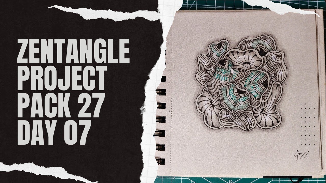 Zentangle project pack 27 Day 07