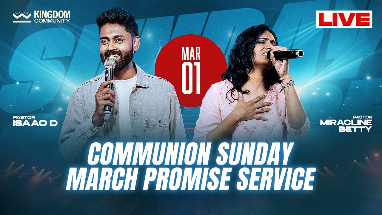 🔴  Live | Sunday Tamil Service | Kingdom Community Church | 1 March 2026 | #kingdomcommunitychurch