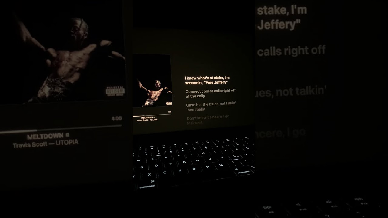 Meltdown 🎶  #travisscott #utopia #drake  #audio #lyrics #trending #fyp #rap