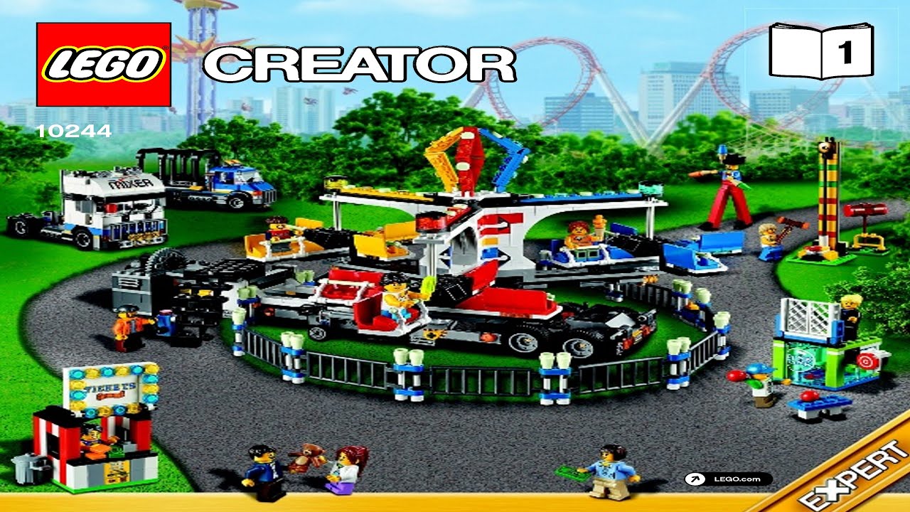 LEGO instructions - Creator Expert - 10244 - Fairground Mixer (Book 1)