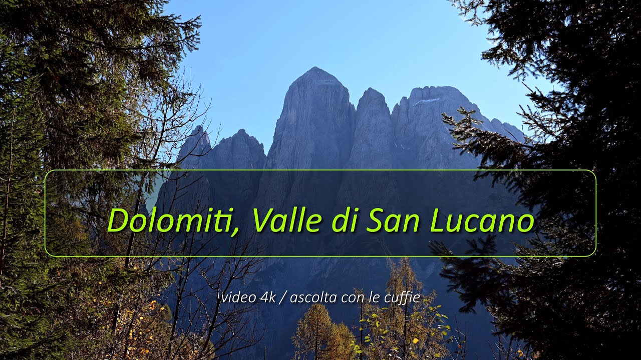 Dolomiti, Valle San Lucano: foliage autunnale e cascate di Pont a Col di Pra, sotto l'Agner