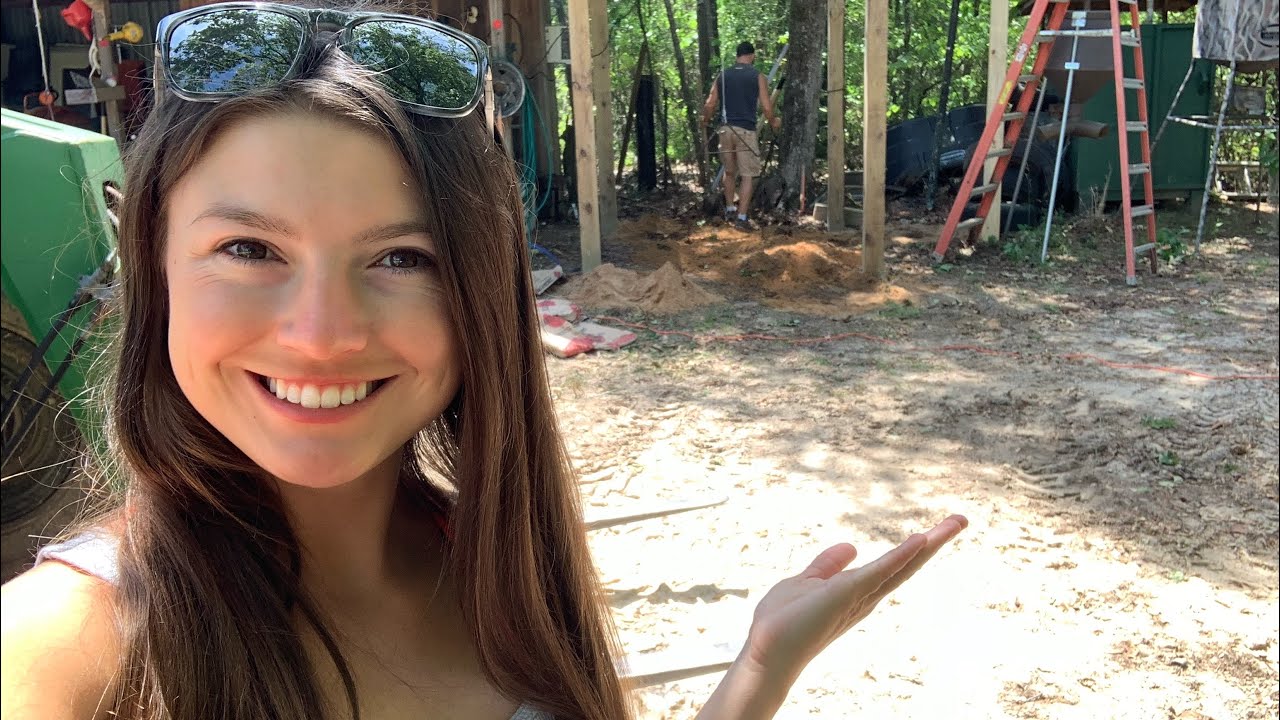 Building a Skinning Shed for our Deer and Hogs!