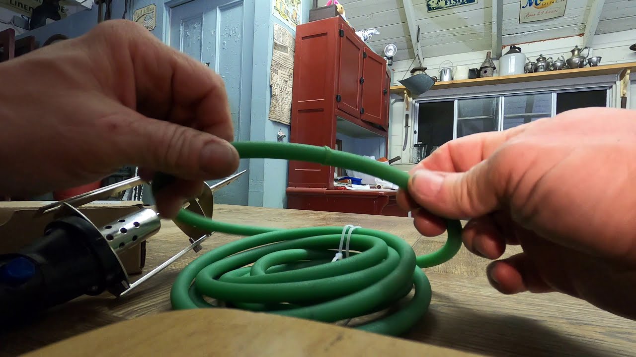 Melting together urethane power transmission belt.