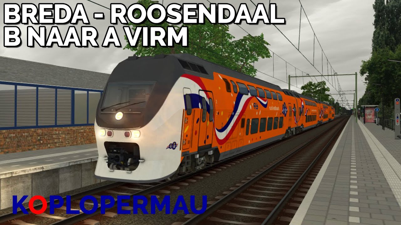 Train Simulator Classic: Met de van B naar A VIRM van Roosendaal naar Breda!