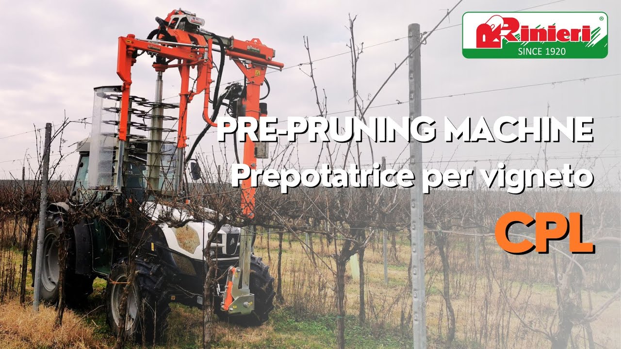 Prepotatrice per vigneto - Pre-pruning machine CPL RINIERI