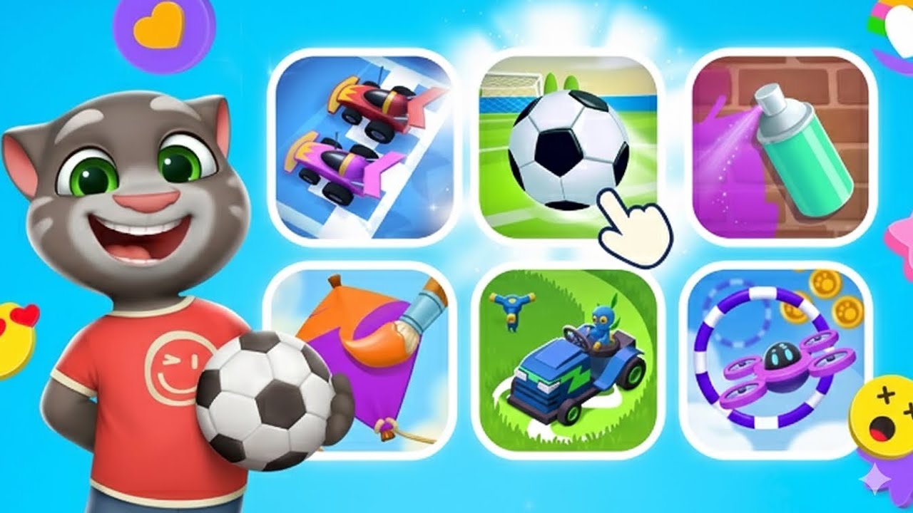 My Talking Tom Friends 2 - New Characters & Mini Games! 🐱🐶