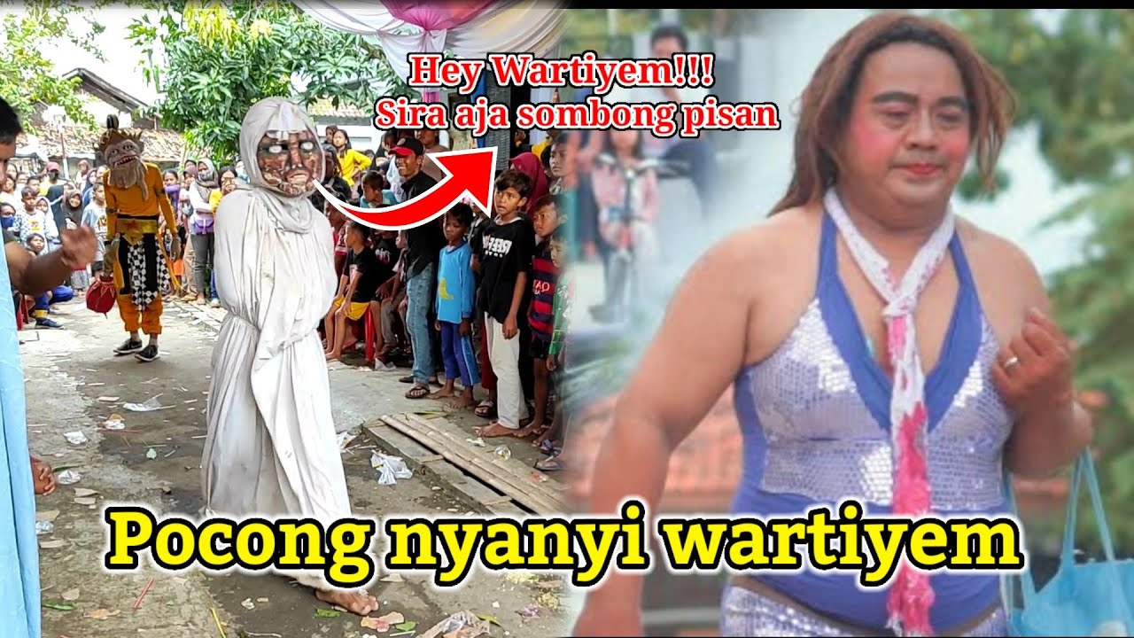 Terbaru pocong belek nyanyi lagu WARTIYEM ❗(cerita rahwana gugur)