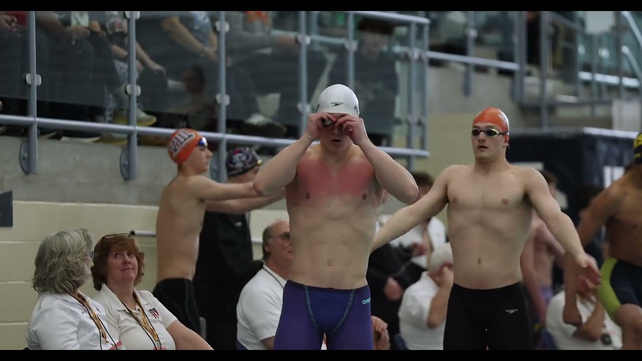 Ian Miller’s lifetime best in the 100 Butterfly (48.78) 🦋 | 3rd overall at #NYSPHSA Championships