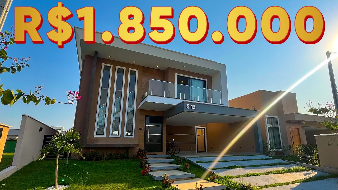 🏡 LUXO E CONFORTO EM CASA MODERNA C/ PISCINA, ÁREA GOURMET & 3 QUARTOS, ALPHAVILLE - MARICÁ-RJ!
