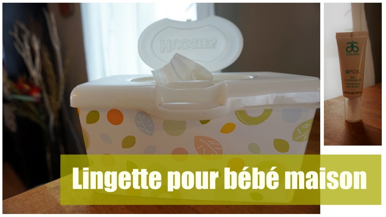 Recette maison - Lingettes pour bébé