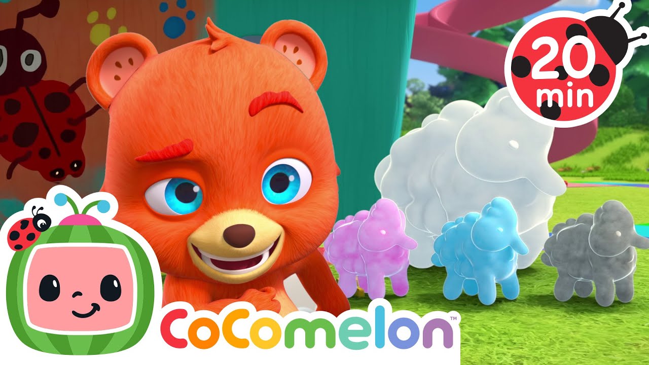 Color Sheep Clouds ☁️ | CoComelon Animal Songs | Learning with JJ + Friends