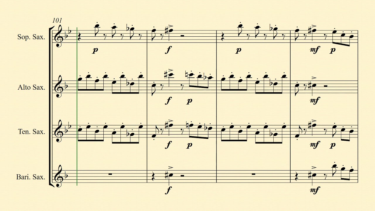 The Barber of Seville - Overture - Saxophone Quartet