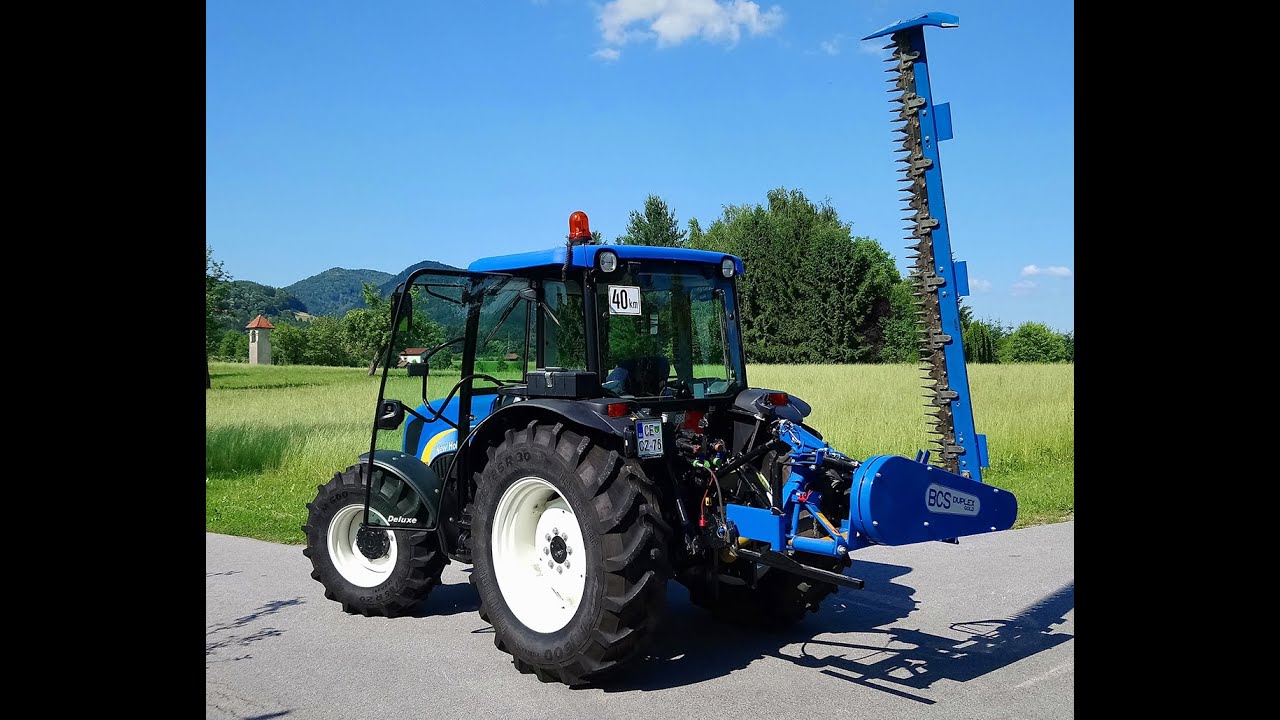 New Holland T4020 + BCS Duplex gold 2,42 ST 2020 (+ pure FPT engine sound)