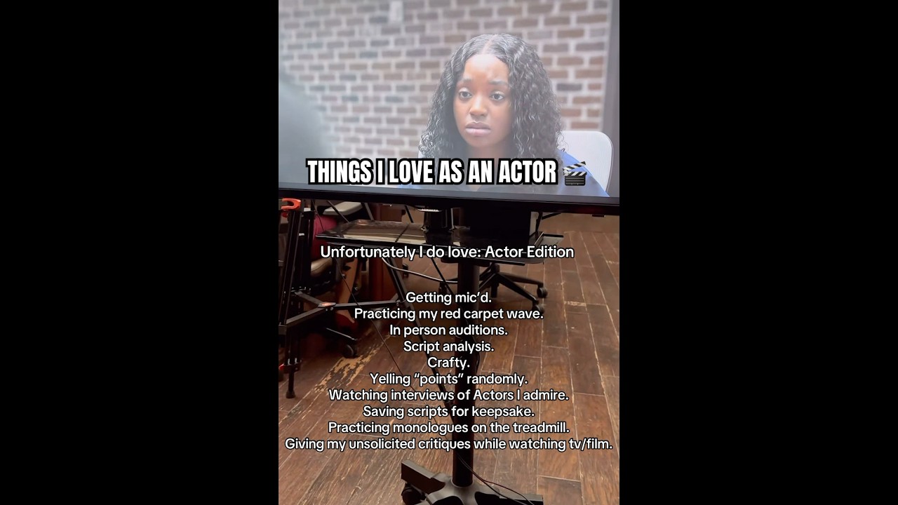 Sincerely, your favorite black actress! #blackactress #actorslife #setlife