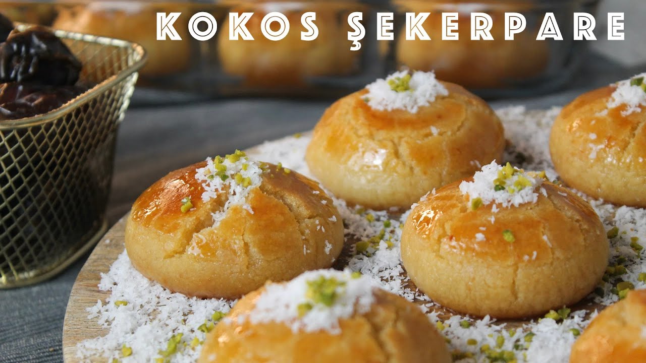 Kokos Sekerpare ohne Griess | perfekt zum Ramadan | İrmiksiz Hindistan Cevizli Şekerpare