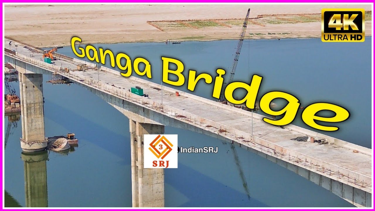 Six Lane New Ganga Bridge Development in Varanasi Ring Road Phase 3 Development Update | Drone SRJ