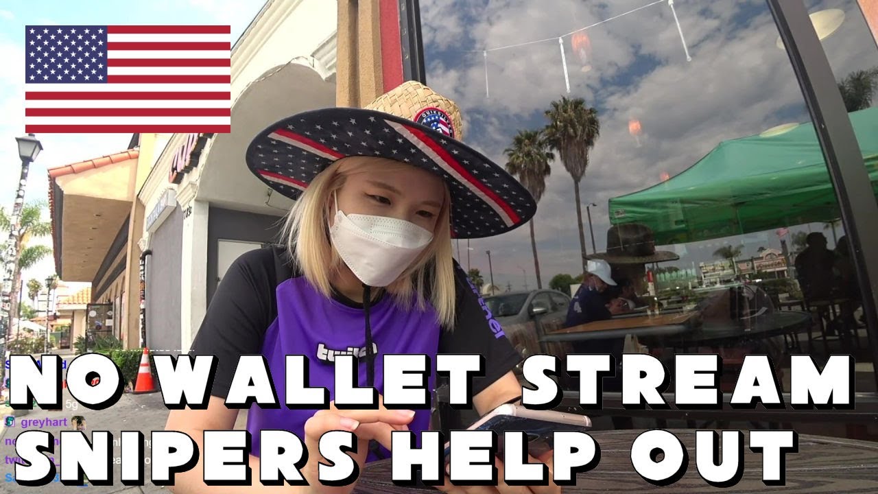 [Jul 8th, '21] Forgot wallet, lots of stream snipers, trying Porto's Bakery - IRL in LA