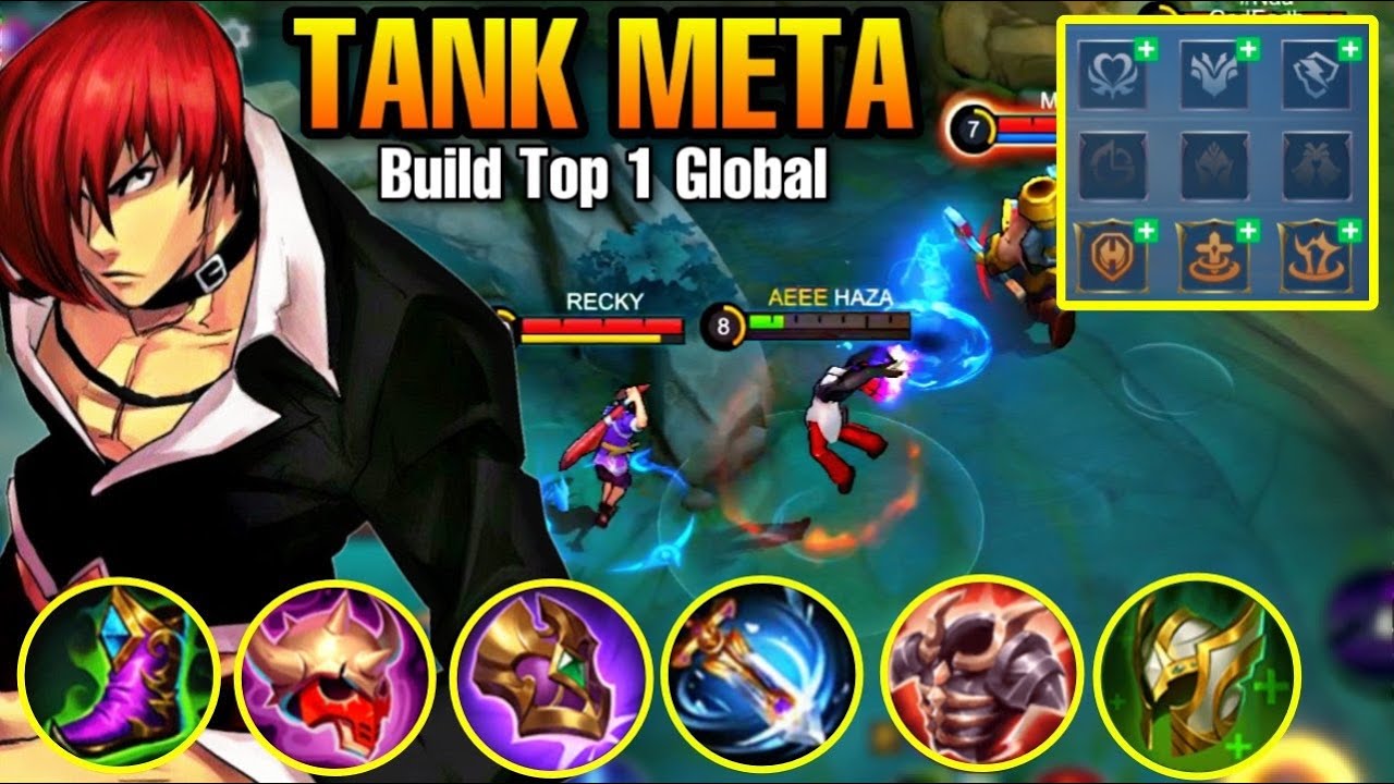 NEW META!! CHOU EMBLEM SET AND BUILD TANK (Must Try) Tutorial Chou Gameplay - Mobile Legends