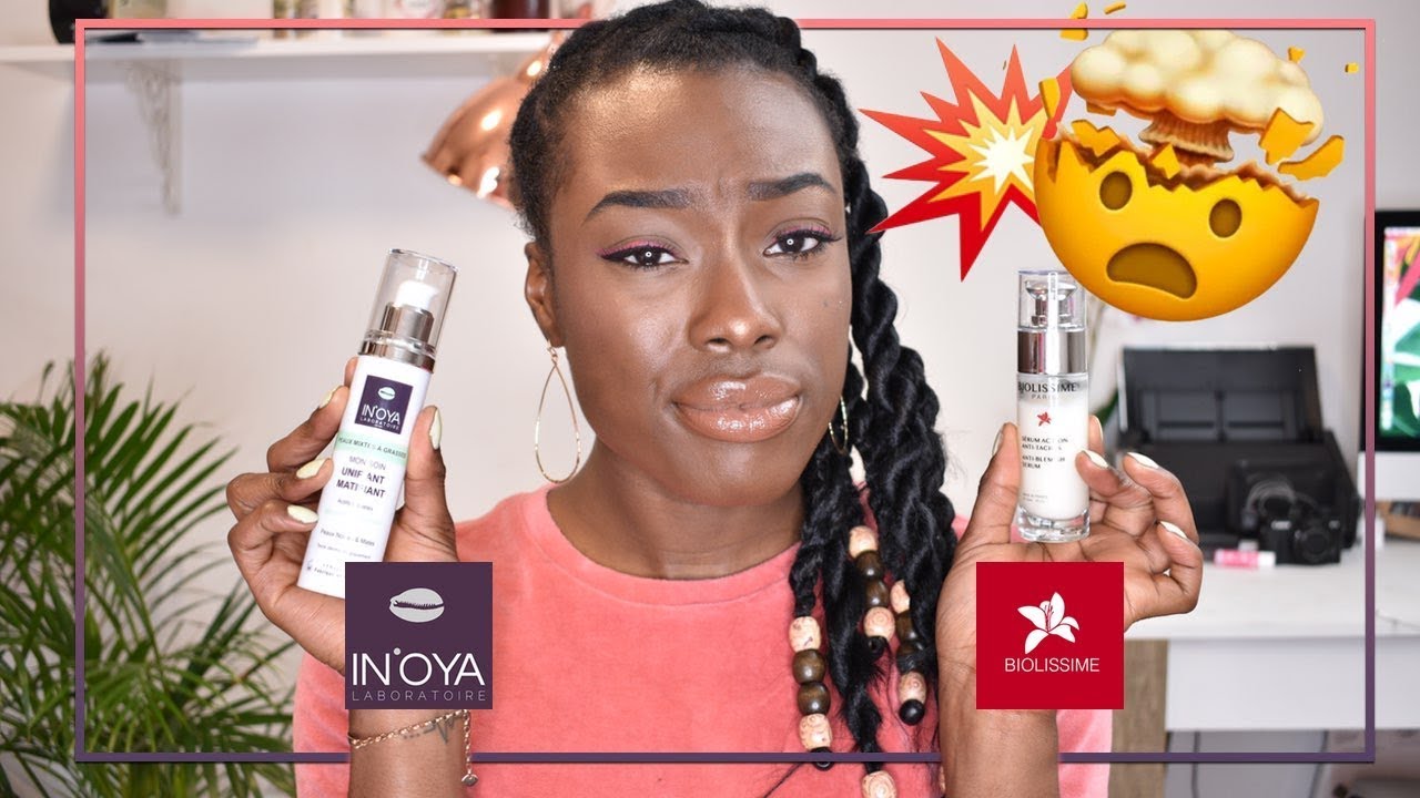 IN'OYA VS BIOLISSIME - quels soins pour peaux noires à imperfections
