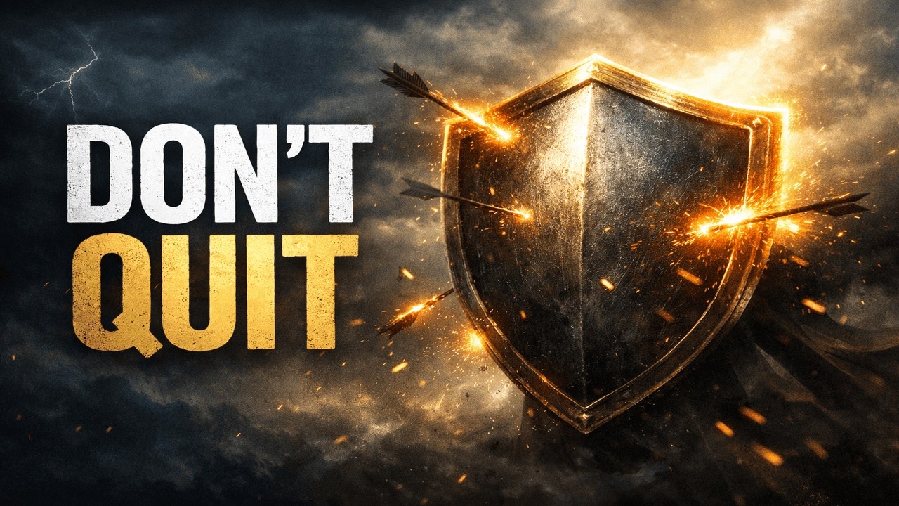 Before You Give Up — Lift the Shield of Faith