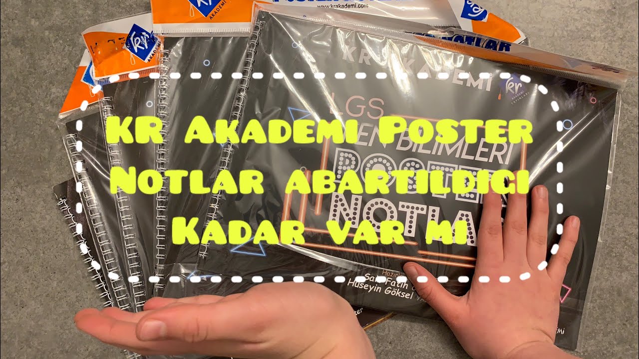 Kr Akademi Poster Notlar Abartıldığı kadar Var Mı | Tarafsız Detaylı İnceleme 