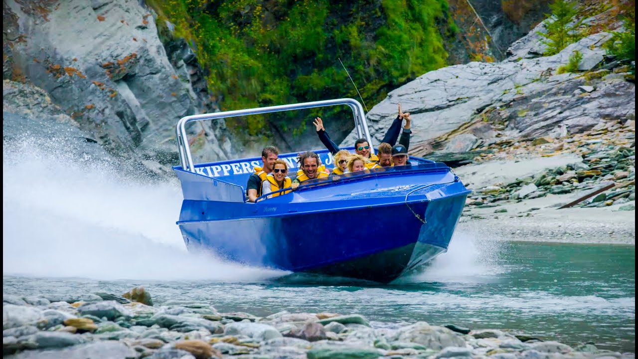 Jet Engine Strapped to Boat - Jetboating in New Zealand! Play On! in 4K! | DEVINSUPERTRAMP