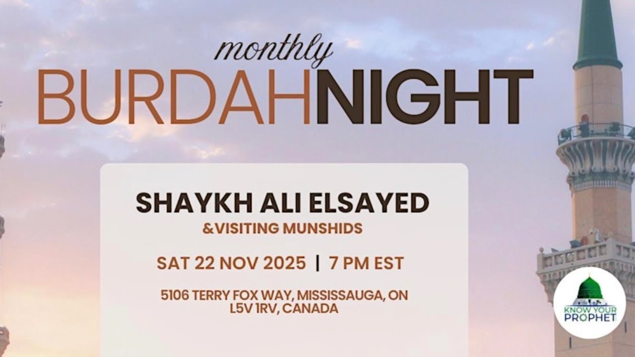 Monthly Burdah Night Recitation - Toronto