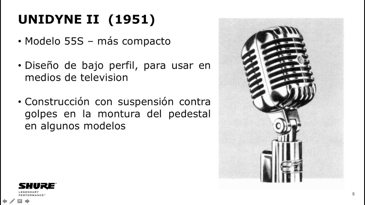 Seminario Web de Shure - La Historia del Micrófono Dinámico