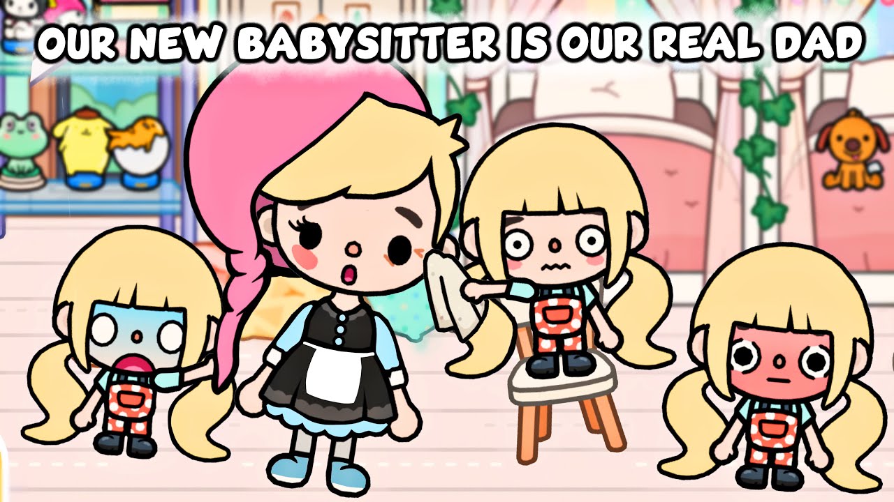 Our New Babysitter Is Our Real Dad  | Sad Story | Toca Life Story / Toca Boca