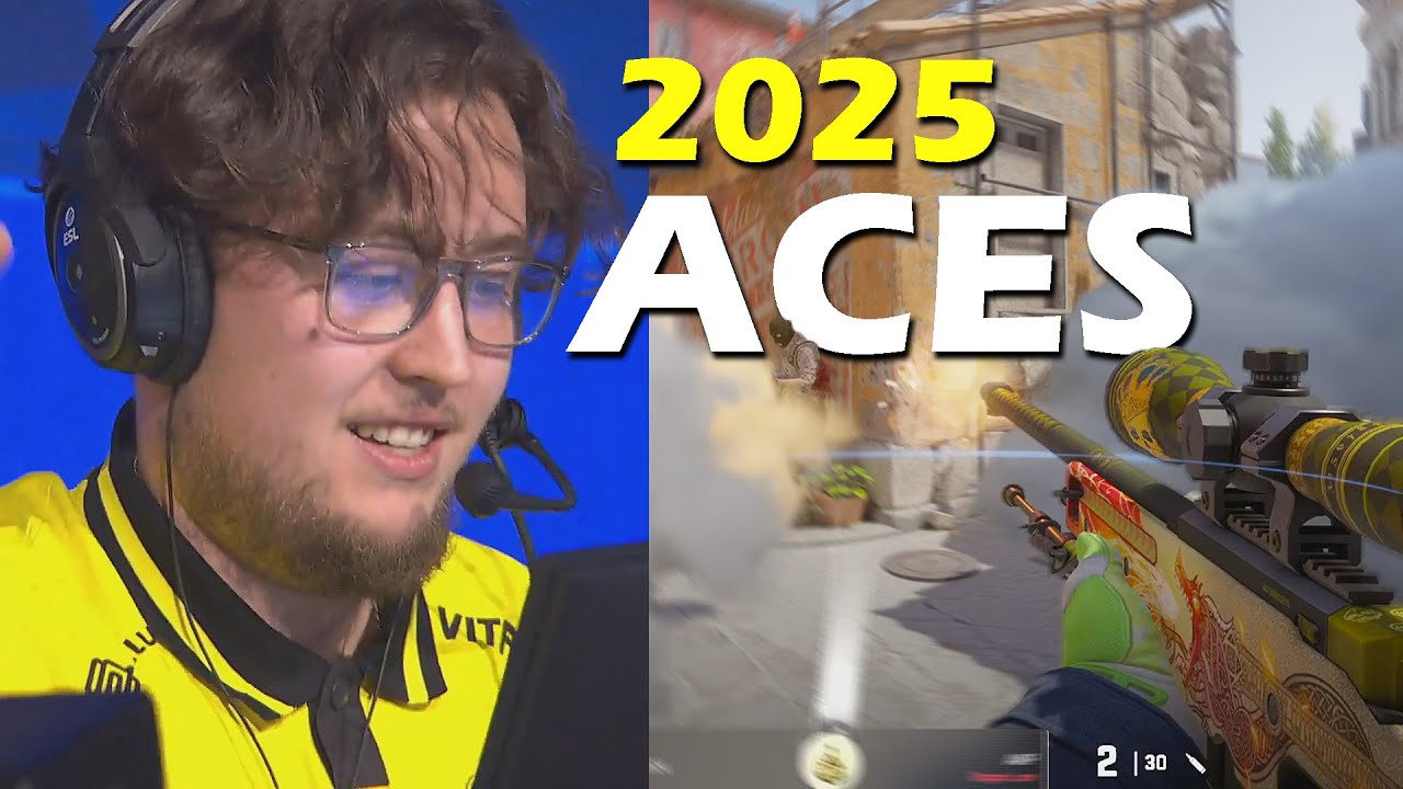 Top 20 CS2 Pro Aces in 2025