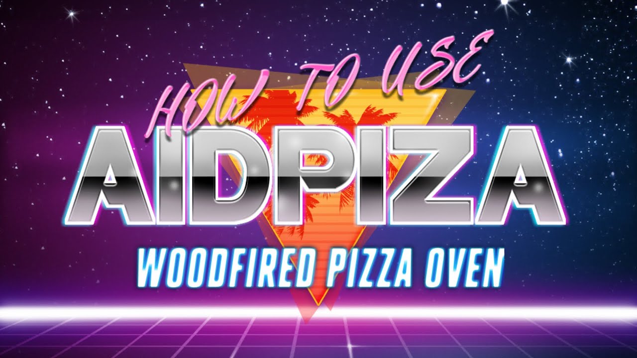 How to use the Aidpiza Outdoor Wood Fired Pizza Oven