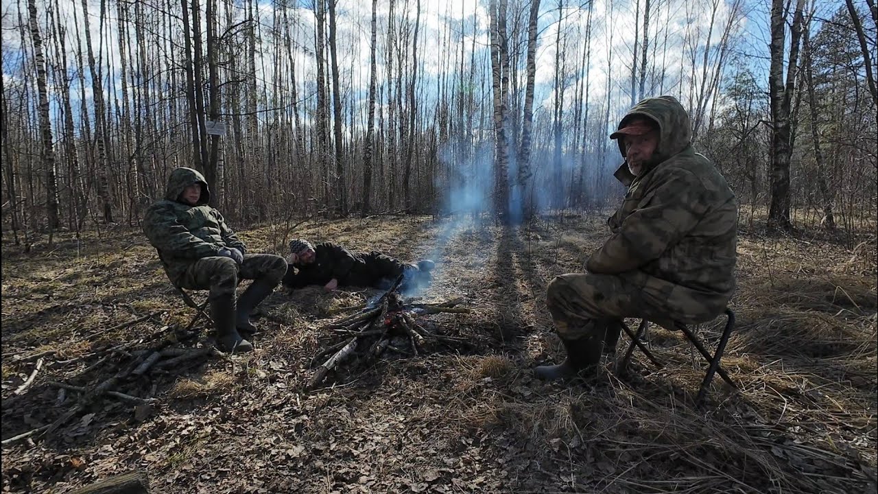 Ещё один день охоты на гусей.