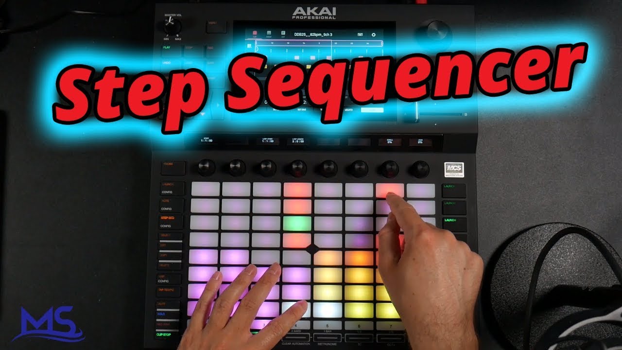 Пошаговый секвенсор Akai Force — ударные