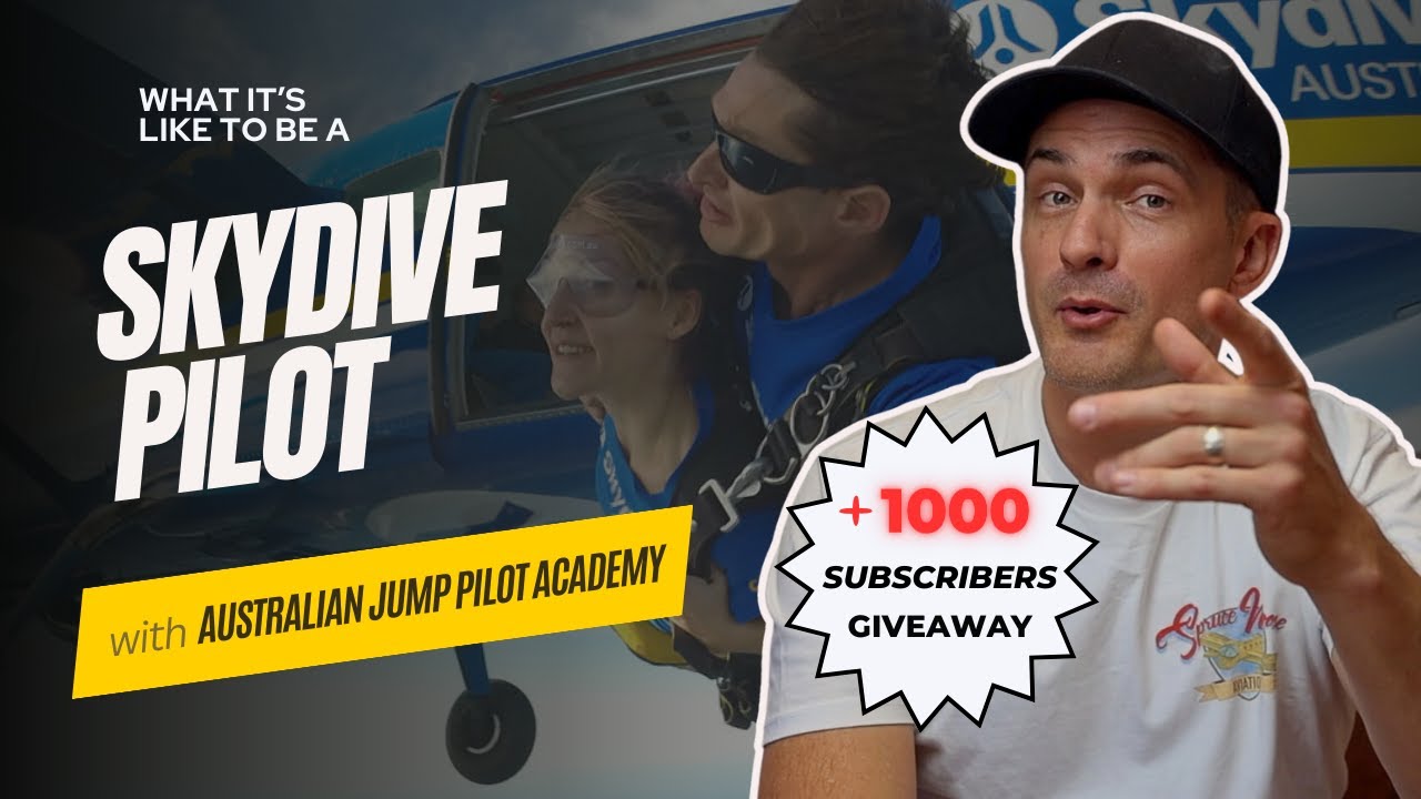 Inside the World of a Skydive Pilot: 1000 Subs Giveaways