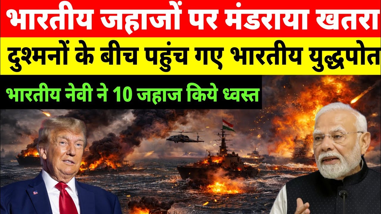 Hormuz Strait में फंसे भारतीय जहाज! Indian Navy का Secret Mission | Arabian Sea Naval Operation