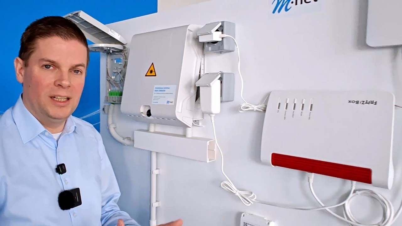 Glasfaser von Keller bis Fritzbox in Mehr-Familien-H&auml;usern: APL, Splitter, Kabelkanal, Dose, ONT