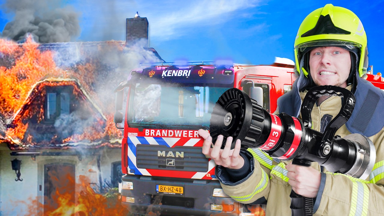 DAG IN HET LEVEN VAN EEN BRANDWEERMAN!