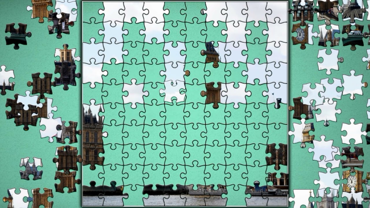Westminister & Elizabeth Tower London, England❤️😊 jigsaw puzzle🧩🧩 || @funpuzzle1122 