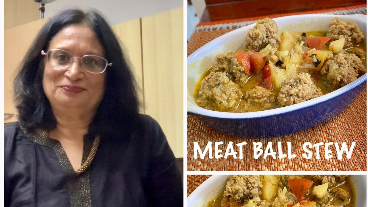MEATBALL STEW, EASY RECIPE FOR MEATBALL STEW, ANGLO-INDIAN STEW, STEW