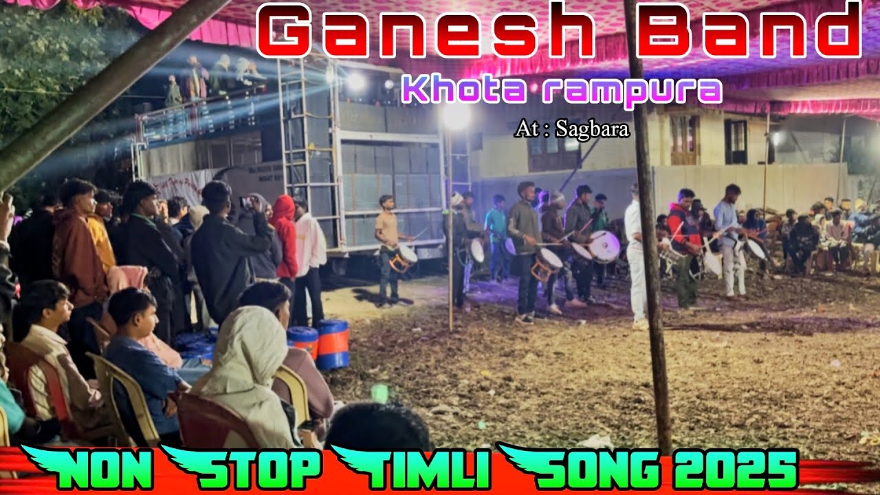 Ganesh Band khotarampura  || Nonstop timli song 2025-26  At : Sagbara