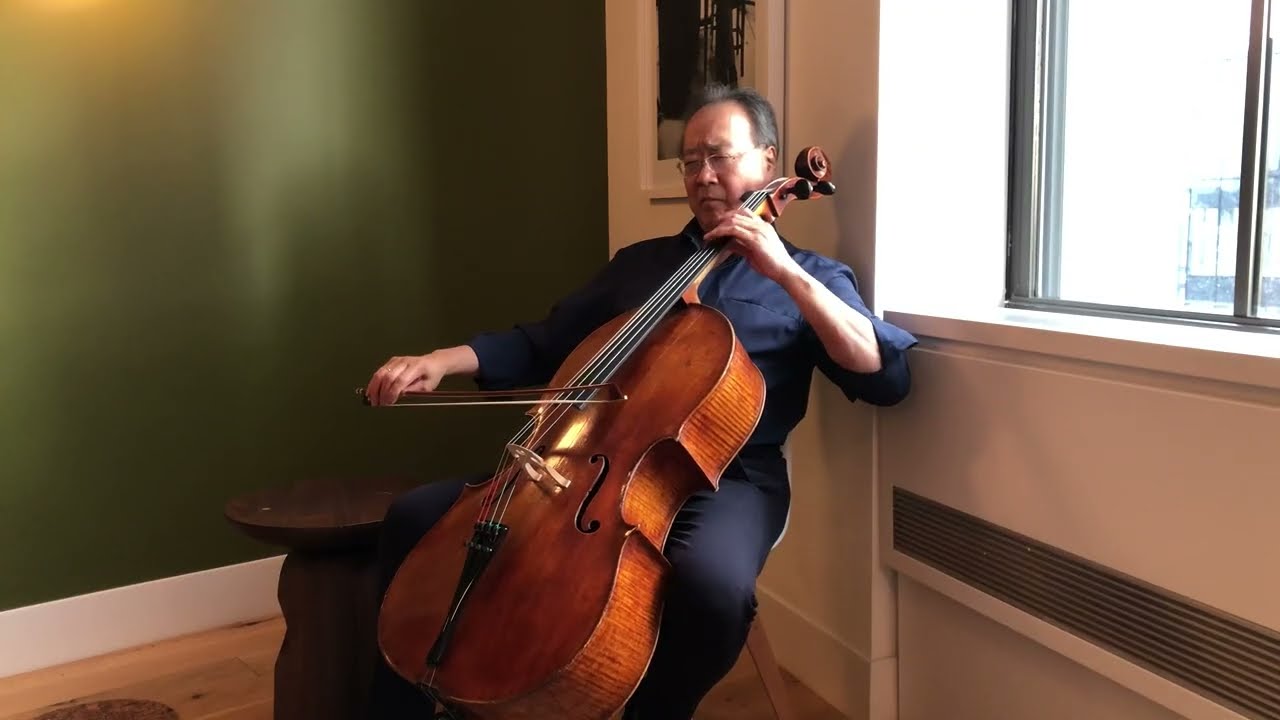Yo-Yo Ma performs 